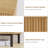 Wooden Freestanding Sideboard Buffet Cabinet with Fluted Doors, Adjustable Shelf Storage-1215032089