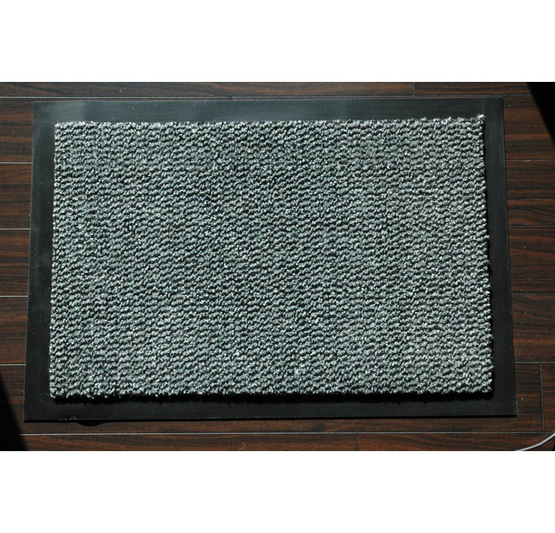 Faro Doormat, Rectangular 40 x 60 cm, Grey/Brown/Blue