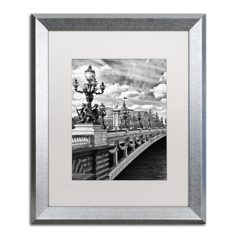 « alexandre iii paris », reproduction de photo encadrée, H 20 po x l 16 po x P 0,5 po