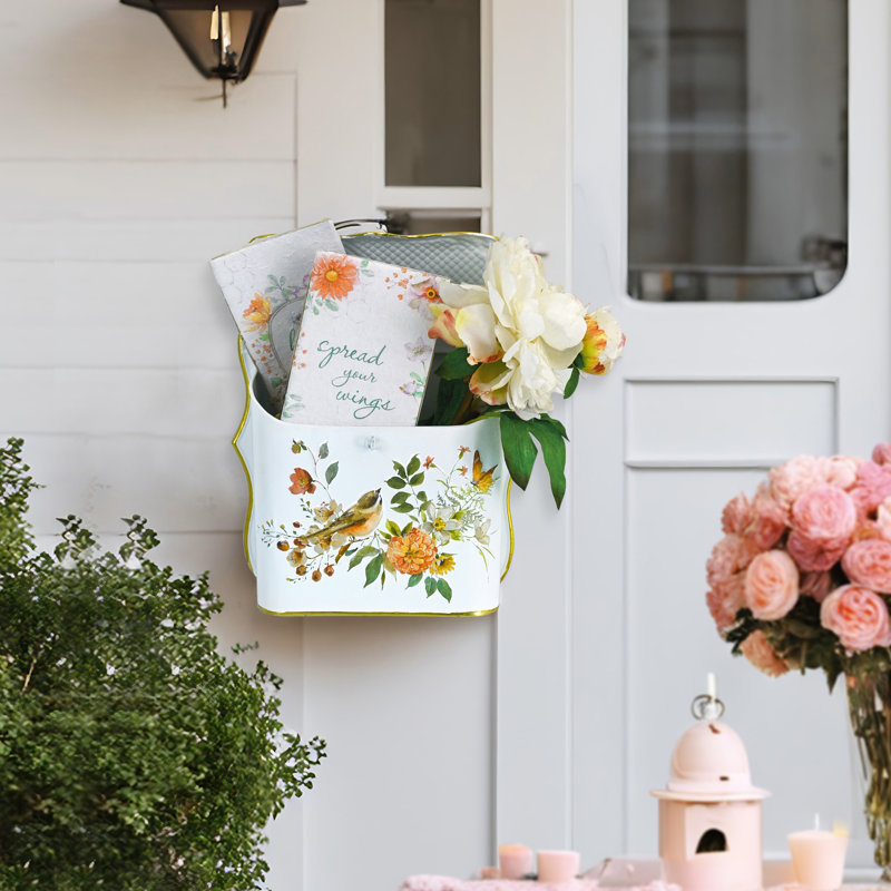 Hainesville Metal Wall Mounted Post Box