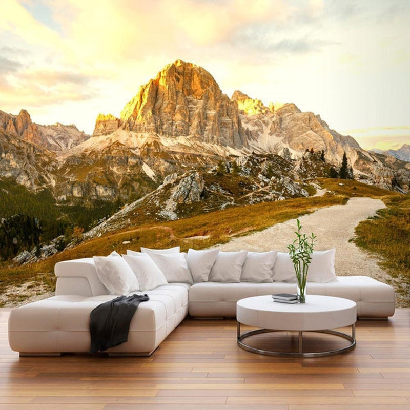 Dechick Wall Mural, 82" L x 118" W