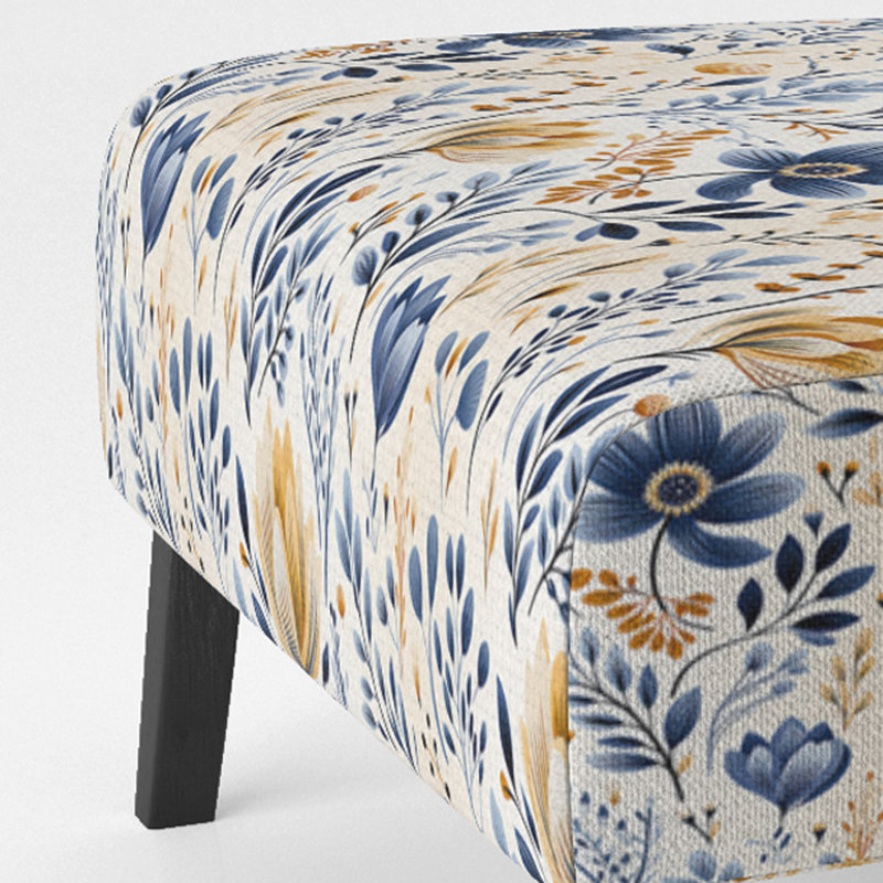 Fauteuil de chambre Moroccan Influence Floral Botanics II - rembourré Cottage