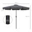 Anzar 266cm Tilt Market Parasol