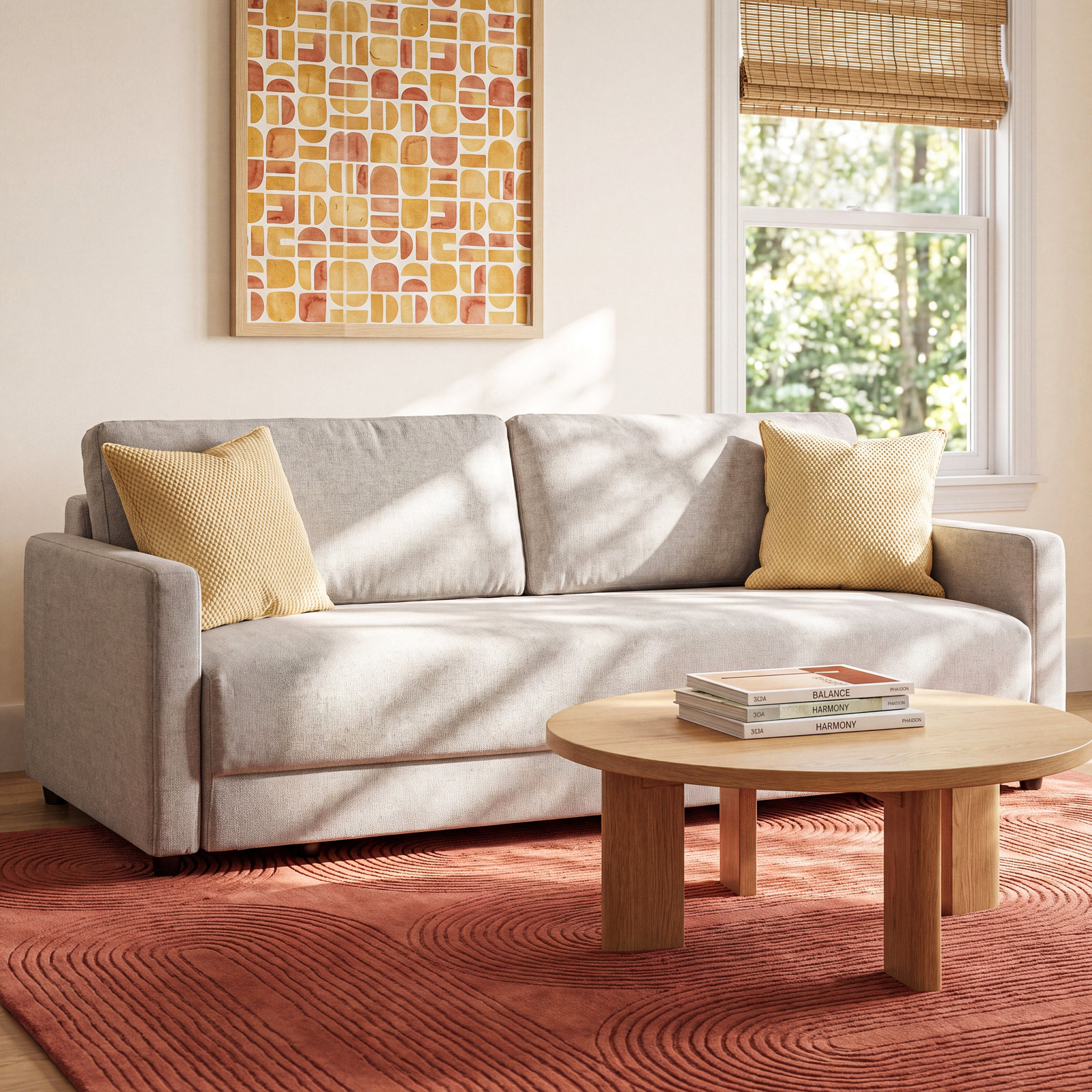 Savelle 88'' Upholstered, Milo Mink Chenille