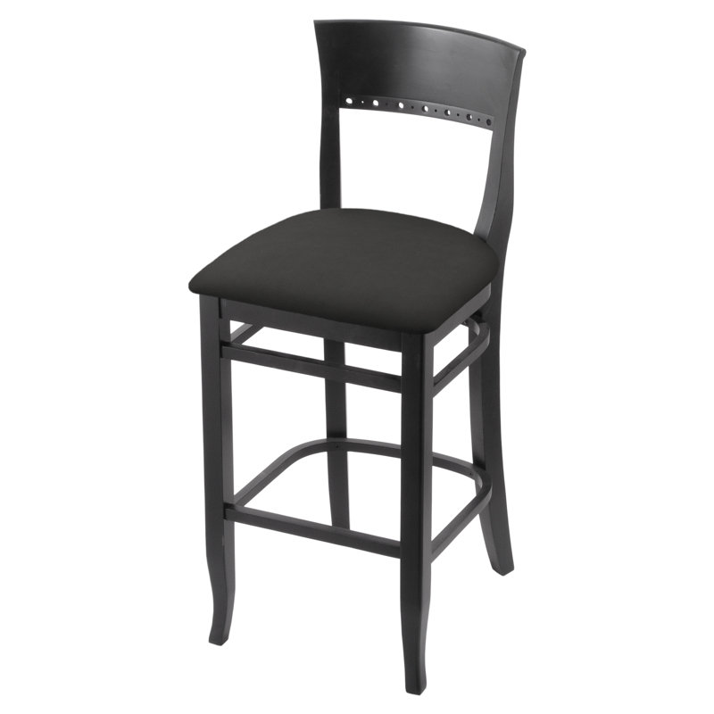 Tabouret 30 ", Noir, Fer Canter, Tabouret de bar (siège d'une hauteur de 30 po)