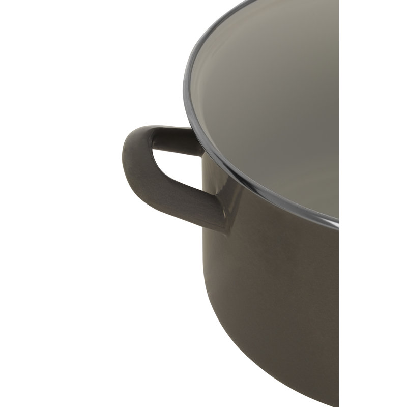 Danielburnham 4.7 l Aluminium Round Casserole, Grey