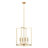 Keldric 4-Light Pendant in Brass-364132468