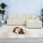 Compression Cloud Sectionals, 96 Inch Plush Modern Sofa For Home