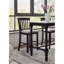 Chaises de comptoir, ensemble de 2