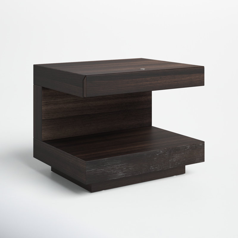 Stearns 1 - Drawer Nightstand, Brown Oak