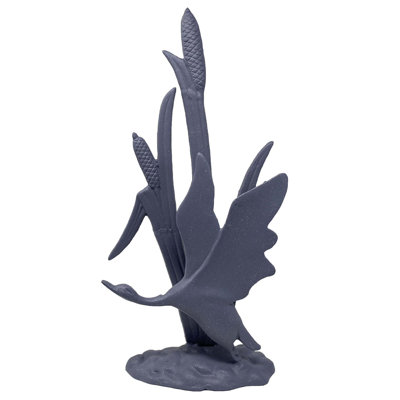 BIRD IN REEDS Iron Ornament 47cm