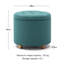 45cm Wide Footstool Ottoman-998446353