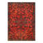 Kuth Cotton Oriental Area Rug in Rust