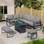 Fireplace Outdoor Sofa Set