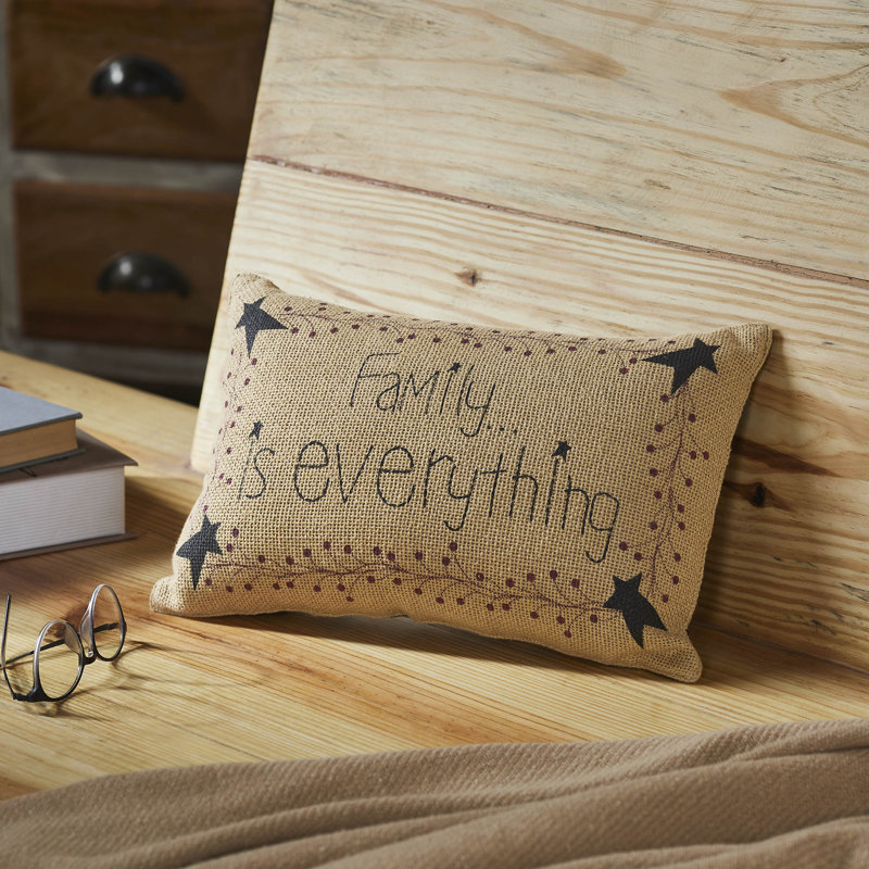 Vinestar Cotton Reversible Throw Pillow