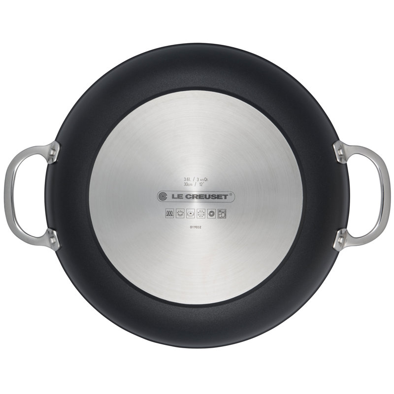 Le Creuset Toughened Nonstick Braiser with Lid, 4 qt