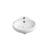 Elanti White Porcelain Oval Bathroom Sink with Overflow