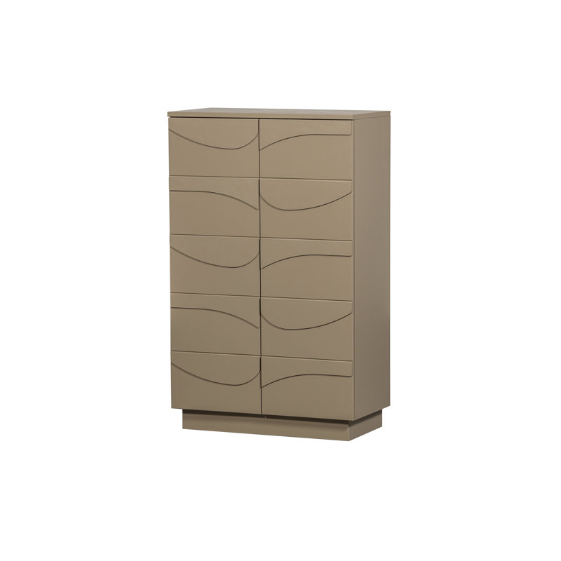 Teo Pine 2 - Door Rectangle Accent Cabinet