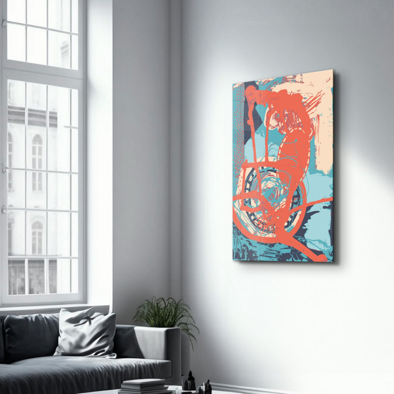 Peinture décorative en verre trempé