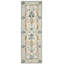 Tapis oriental en laine / coton touffeté à la main Vahakn - orange / ivoire / bleu-1990743155