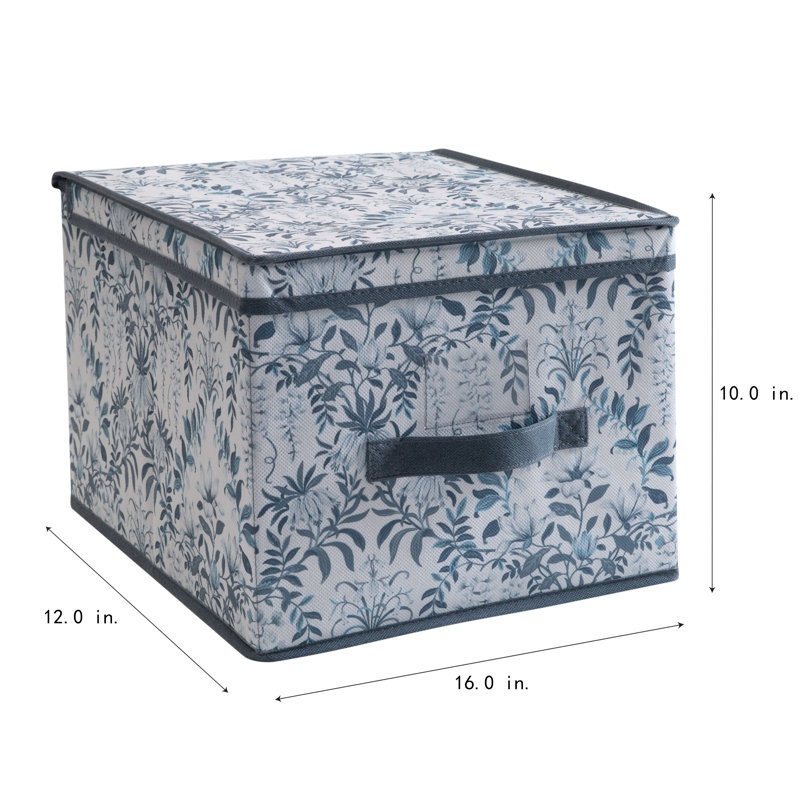 Fabric Box, 10" H x 12" W x 16" D