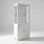 Grande armoire vitrée avec éclairage DEL et tablettes réglables pour des solutions de rangement polyvalentes pour la maison et le bureau-2094196037