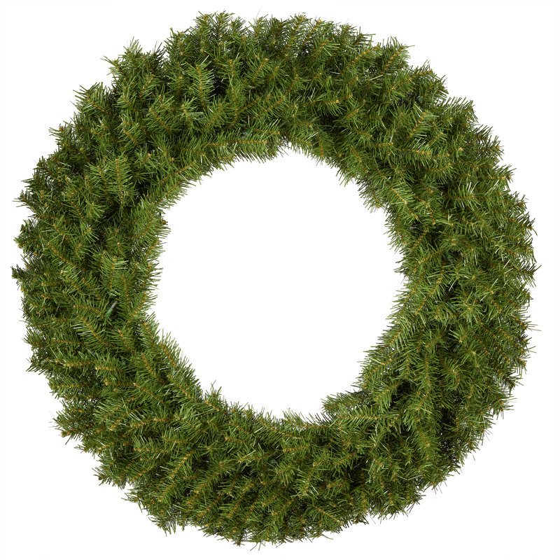 36 in. Norwood Fir Wreath, Clear Lights