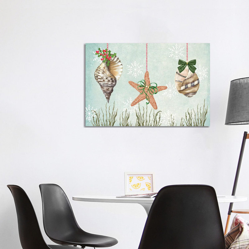 Christmas Coastal Collection A by Jade Reynolds - Wrapped Canvas Print, 101.6 cm H x 66.04 cm W x 1.91 cm D