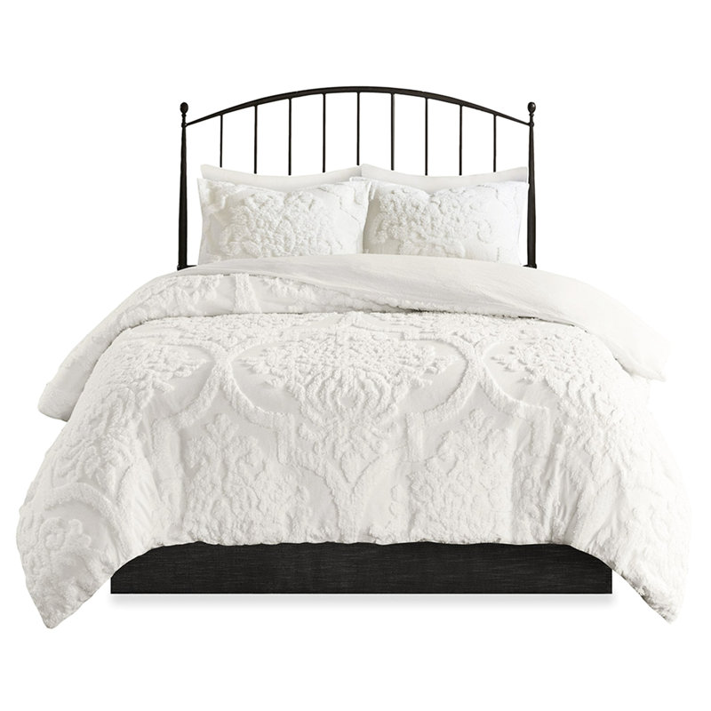 Édredon très grand / très grand - chenille de coton, rembourrage, housse 100% rétro, rembourrage pour une bonne nuit de sommeil