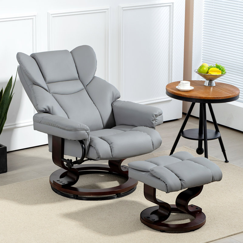 Boligee 80cm Wide Swivel Standard Recliner