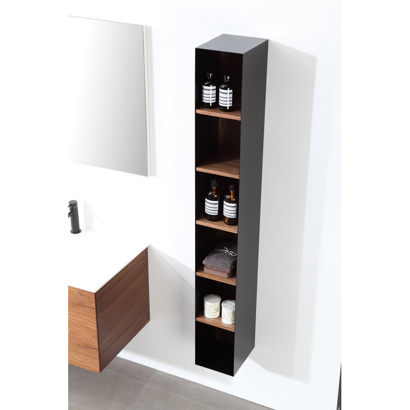 Figure 7" Wall-Mounted Bathroom Side Cabinet