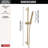 Delta 2-Setting Brushed Gold Wall Mount Handheld Shower Head with ProClean Spray, Hand Held Shower Head and Hose with High Pressure Spray, Lumicoat Champagne Bronze-121679787