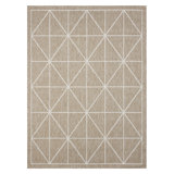 TOMMY BAHAMA Patio Country Geometric Modern Indoor/Outdoor Area Rug, Black/Beige, 7'10"x10'2"