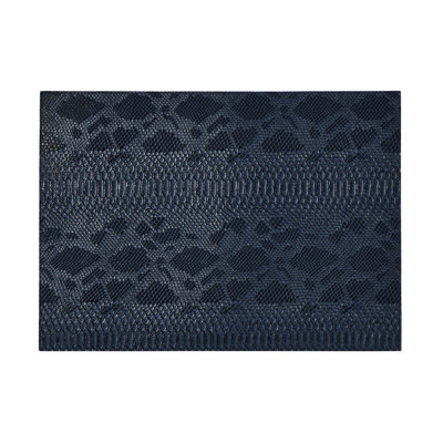 Python Leather Rectangle Placemat