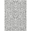Tapis beige / gris en polypropylène tissé à la machine Malek-95998969