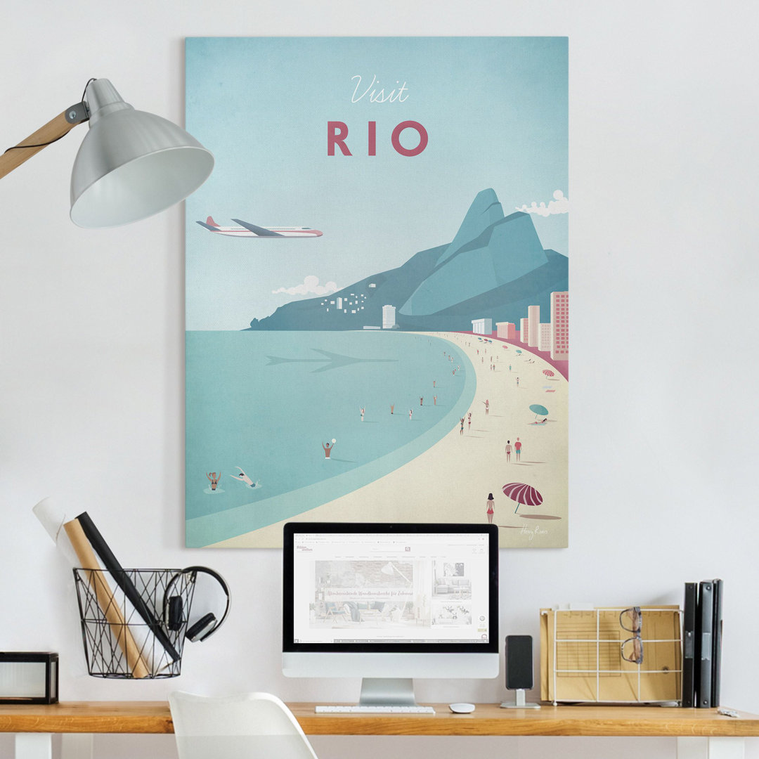 Leinwandbild Reiseposter - Rio de Janeiro