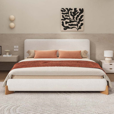 Lit tapissier Boucle