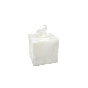Snow Quartz Tissue Box Cover