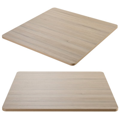 Kaboon Universal Table Top 36 x 36 inches Sqaure Pack of 2, Light Oak