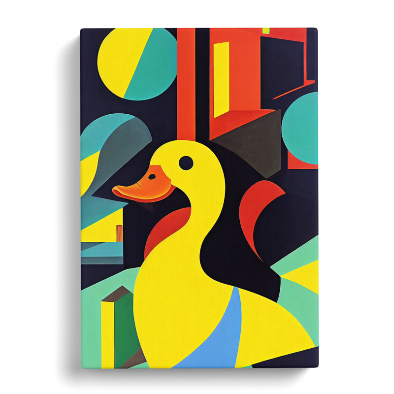 Odalis Duck Abstract Vol.4 - Wrapped Canvas, 60cm H x 40cm W x 3cm D