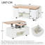 Lift Top Coffee Table with Hidden Storage, Height Adjustable Centre Table with Compartments, Modern Lift-Top Sofa Table for Living Room