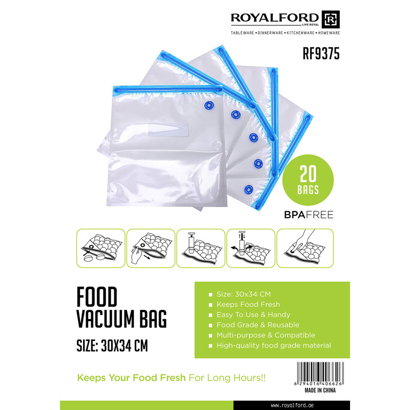 26cm x 30cm Vacuum Sealed Bags