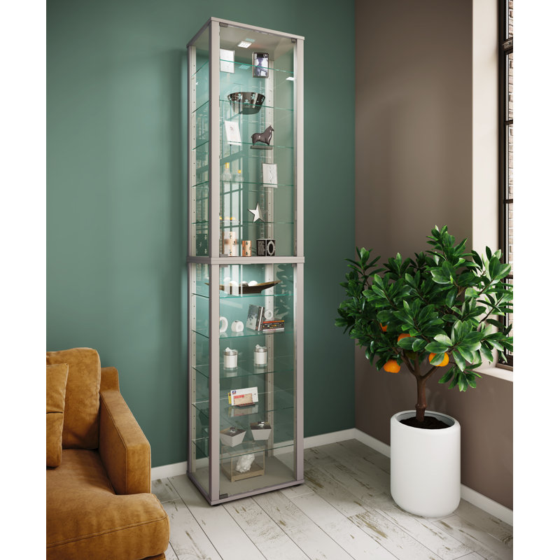 Canudo Display Cabinet, Silver