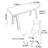 Red Saddle Leather Ash Wood Writing Desk-1104532373