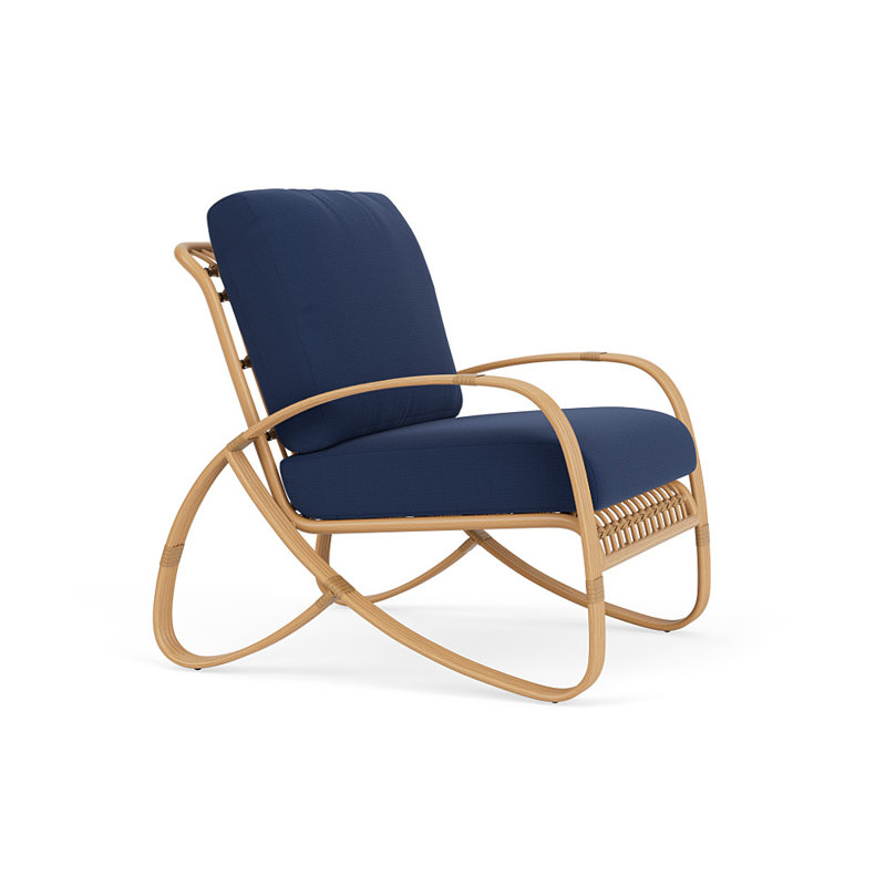 Riviera Outdoor Lounge Chair, Beach Navy