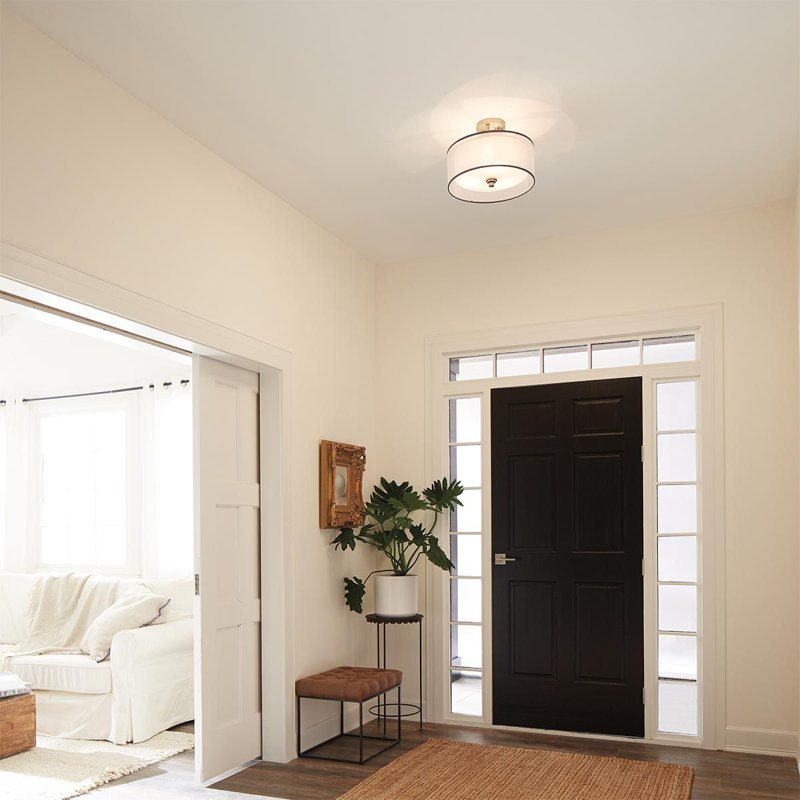 Deutsch 3-Light 57cm Semi Flush Mount