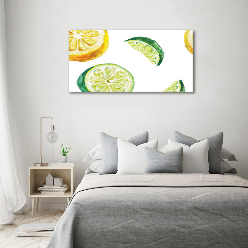 Lemon And Lime - Wrapped Canvas Print