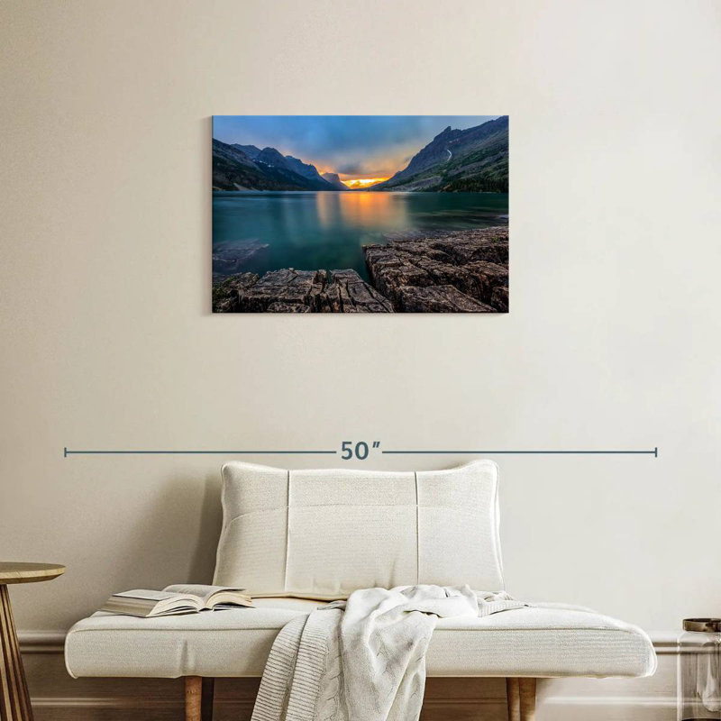 Alvord St Mary Lake Montana, H 20 po x l 30 po
