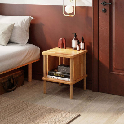 Table de chevet en bois massif 