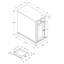 Table d'appoint, table de bout, table d'appoint, table de chevet, étroite, chambre à coucher, lampe, tiroir de rangement, placage brun